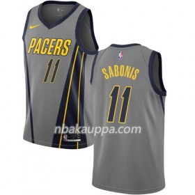 Indiana Pacers Domantas Sabonis 11 2018-19 Nike City Edition Harmaa Pelipaidat Swingman - Miesten